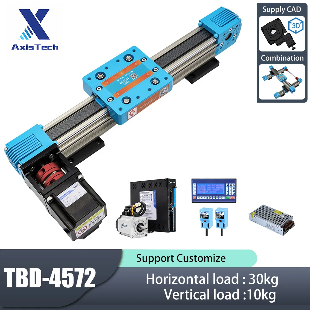 

High Speed Belt Drive Linear Module Cross Slide Silent Gantry Stage Stepper Motor Belt Actuator Precision Linear Motion Platform