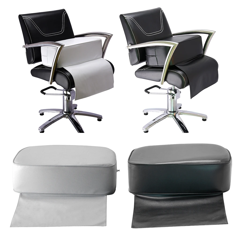 Almofada de assento de reforço de salão de beleza à prova d'água corte de cabelo barbeiro beleza para