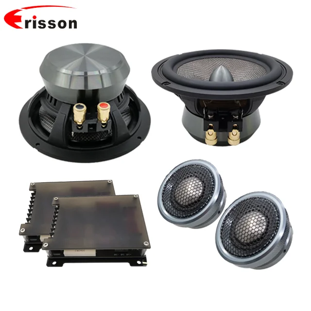 

Лучшее качество, карбоновые 2-полосные автомобильные аудиокомпонентные динамики, 6,5-дюймовые автомобильные колонки