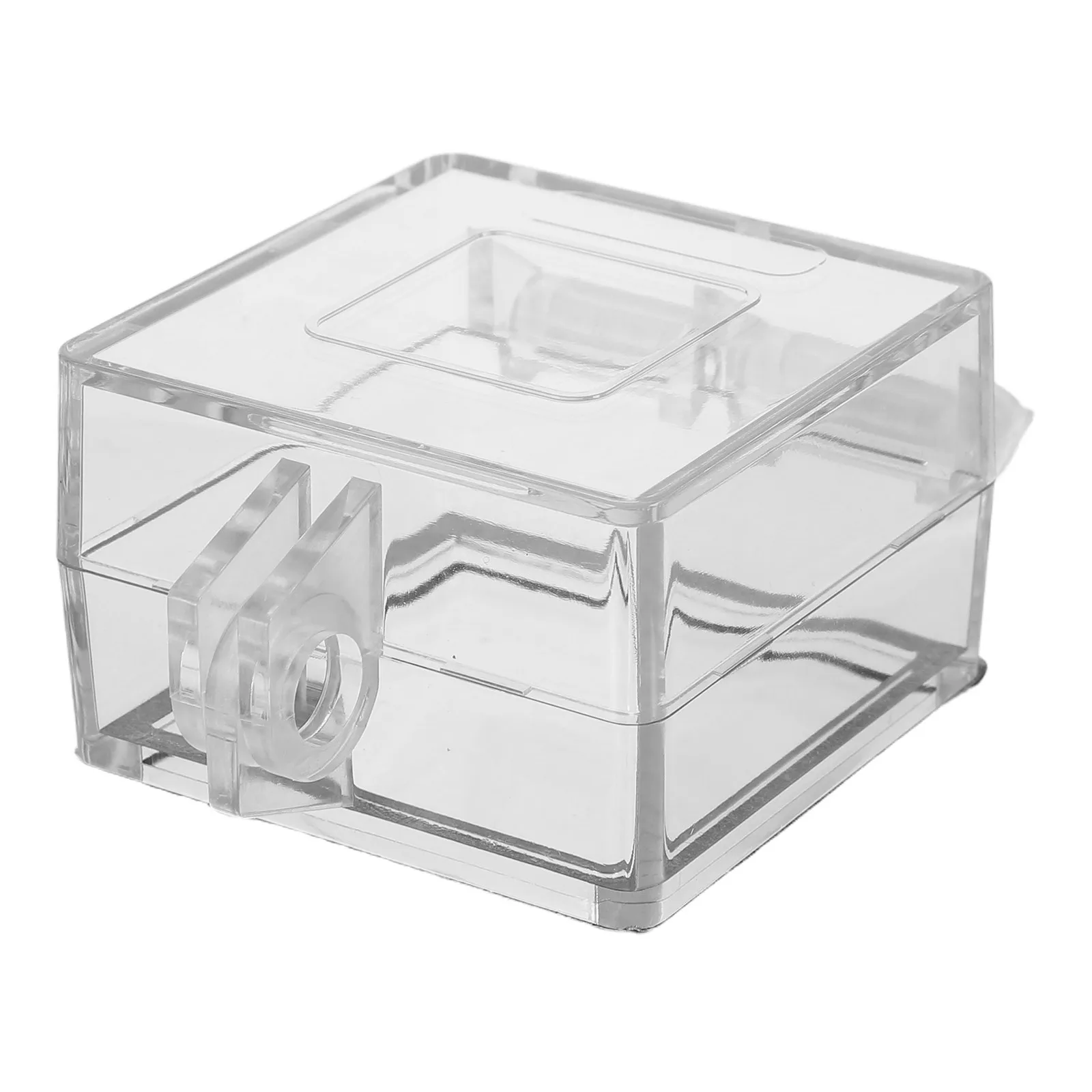 Transparent Button Switch Protective Cover 2.04x2.04 Inch Safety Push Button Guard for Computer Pc Elevator Dishwasher