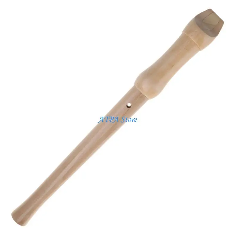 U13C Recorder Instrument Kid Soprano Recorder German C 8 Hole Wooden Descant Recorder Adults Beginners with Handbag