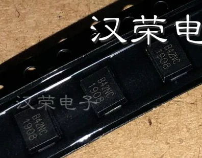 50PCS/1000PCS  BS4200N-C-F BS4200N-C  BS4200N SMB semiconductor detonator TSS discharge tube 400-520 v 420V  Silk screen B42NC