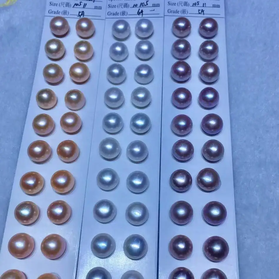 Jss 100% pérolas naturais de água doce formato redondo 3-5a grau qualidade branco rosa roxo cores 2-12mm contas soltas perfuráveis
