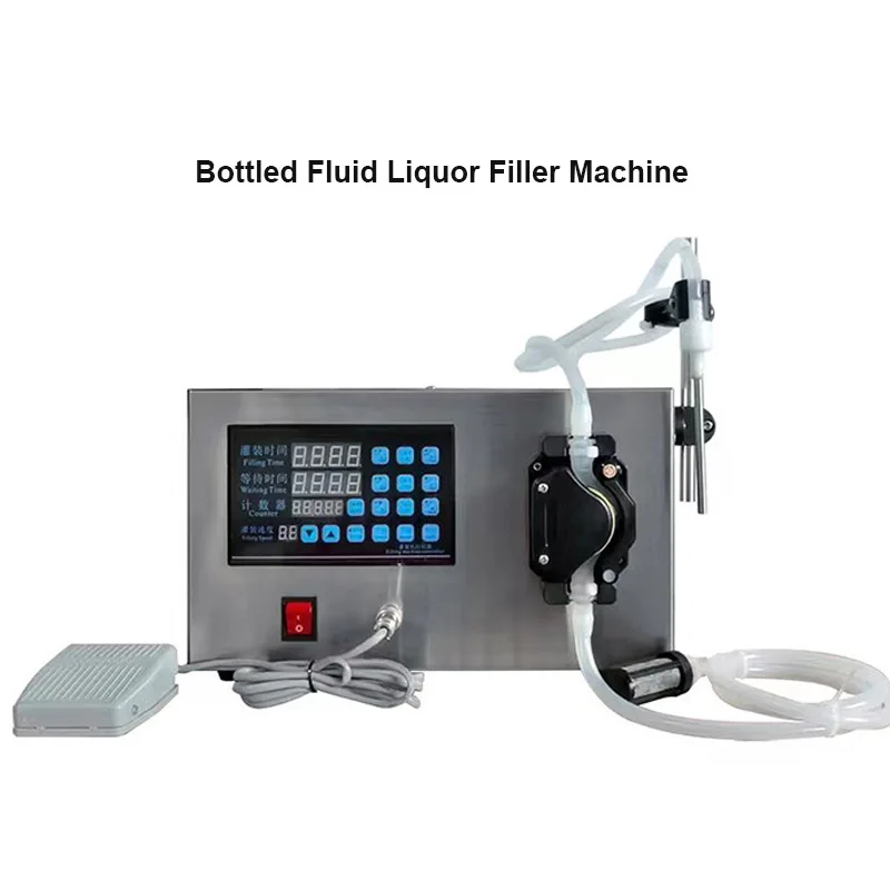 1-200 ml Peristaltic Pump Filling Machine High Accuracy Beverage Perfume juice liquid Filler Electric quantitative Dispenser