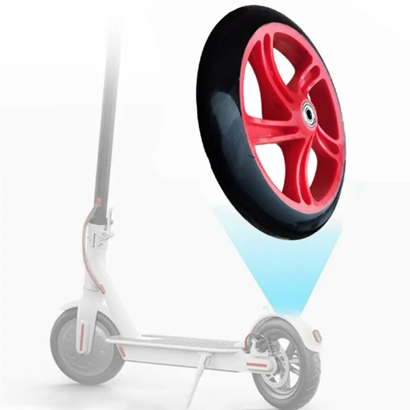 NEW HOT In Stock-200Mm Kick Scooter Wheels For Adults And Razor Scooters PU Solid Tire Kick Scooters Wheel Accessories