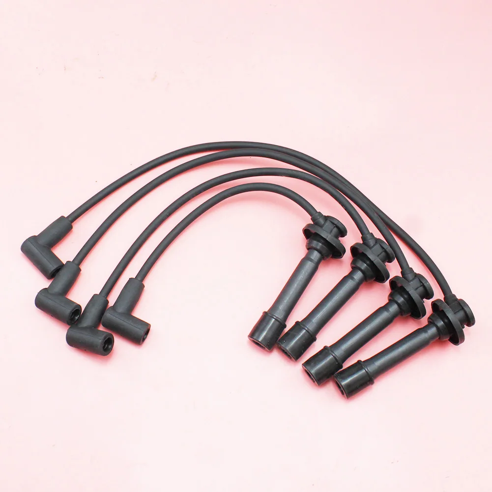 

For Chery QQ IQ QQ3 QQ6 Buggy SQR472 Engine Ignition Cable Spark Plug Wire 4PCS=1 set