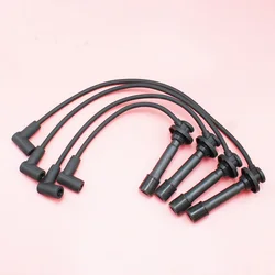 For Chery QQ IQ QQ3 QQ6 Buggy SQR472 Engine Ignition Cable Spark Plug Wire 4PCS=1 set