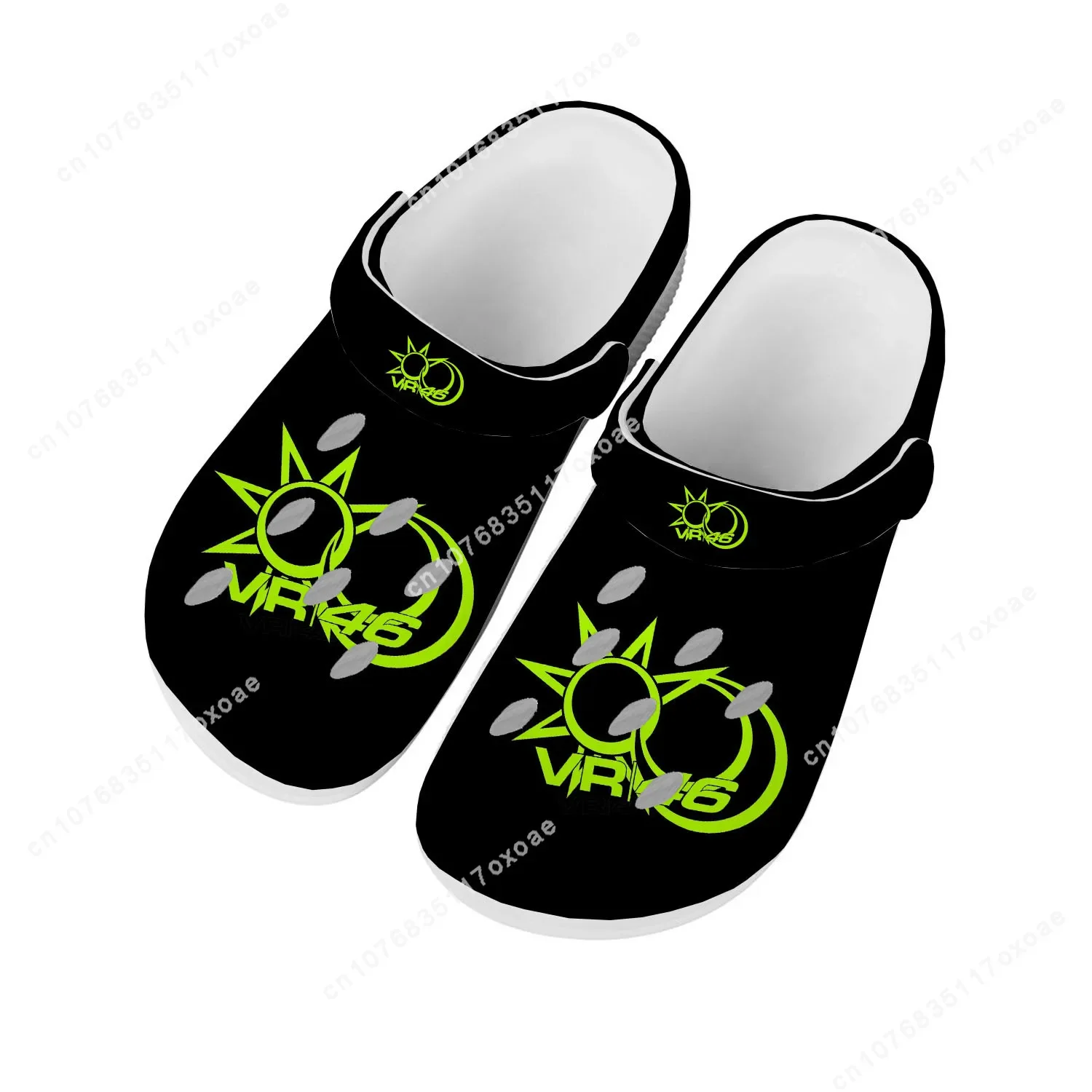 

Italian Motorcycle Racer Rossi Home Clog Mens Women Youth Boy Girl Sandals Shoes Custom Made Breathable Shoe Beach Hole Slippers