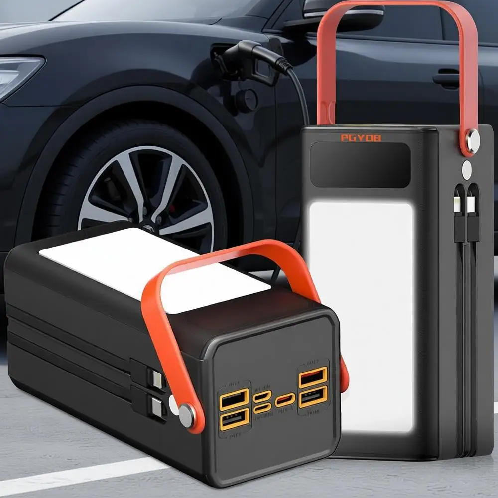 

Portable Power Bank Power Station, 27000mAh Outdoor Generator with SOS Light, Backup Battery for Home, Camping, RV Trip