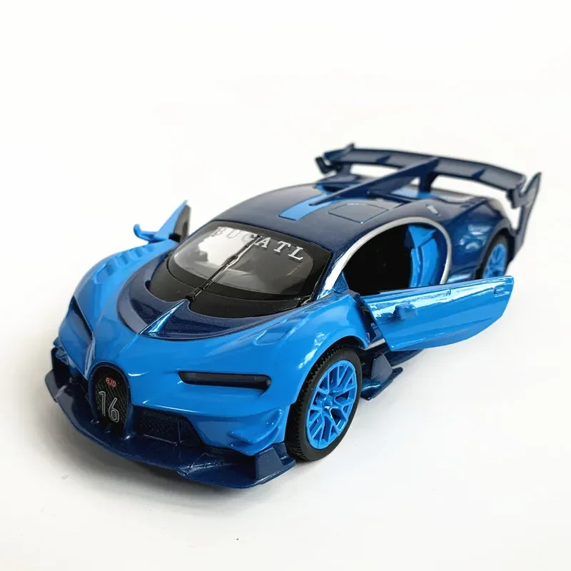 1:32 Bugatti Vision Gt Modello di auto in lega di metallo Diecast e veicoli giocattolo Modello di auto Alta simulazione Scala in miniatura