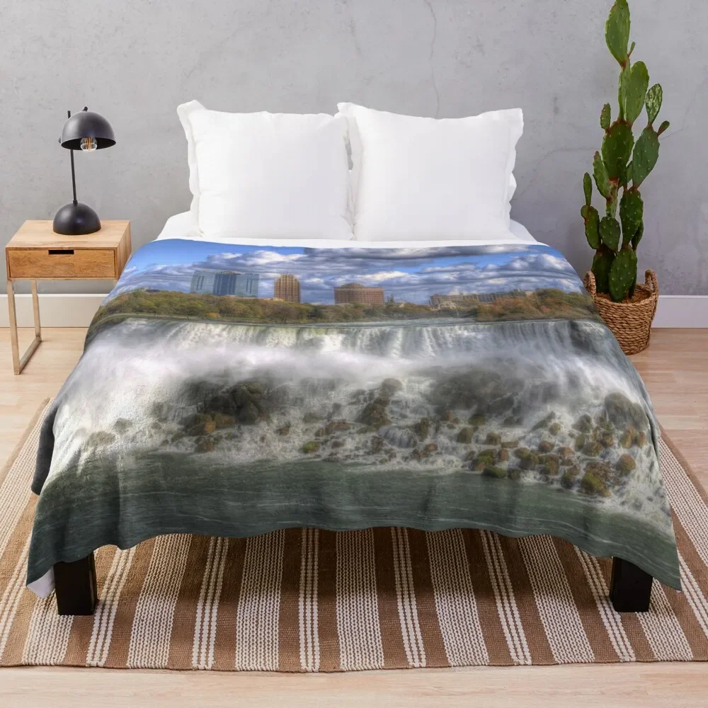 

Niagara Falls Canada Throw Blanket Cozy Throw Blanket for Bed Sofa Chair
