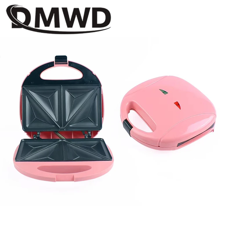 Electric Sandwich Maker Household MINI Bread Baking Pan Non-Stick Toast Grill Oven Waffle Machine Muffin Pancakes Baker EU Plug