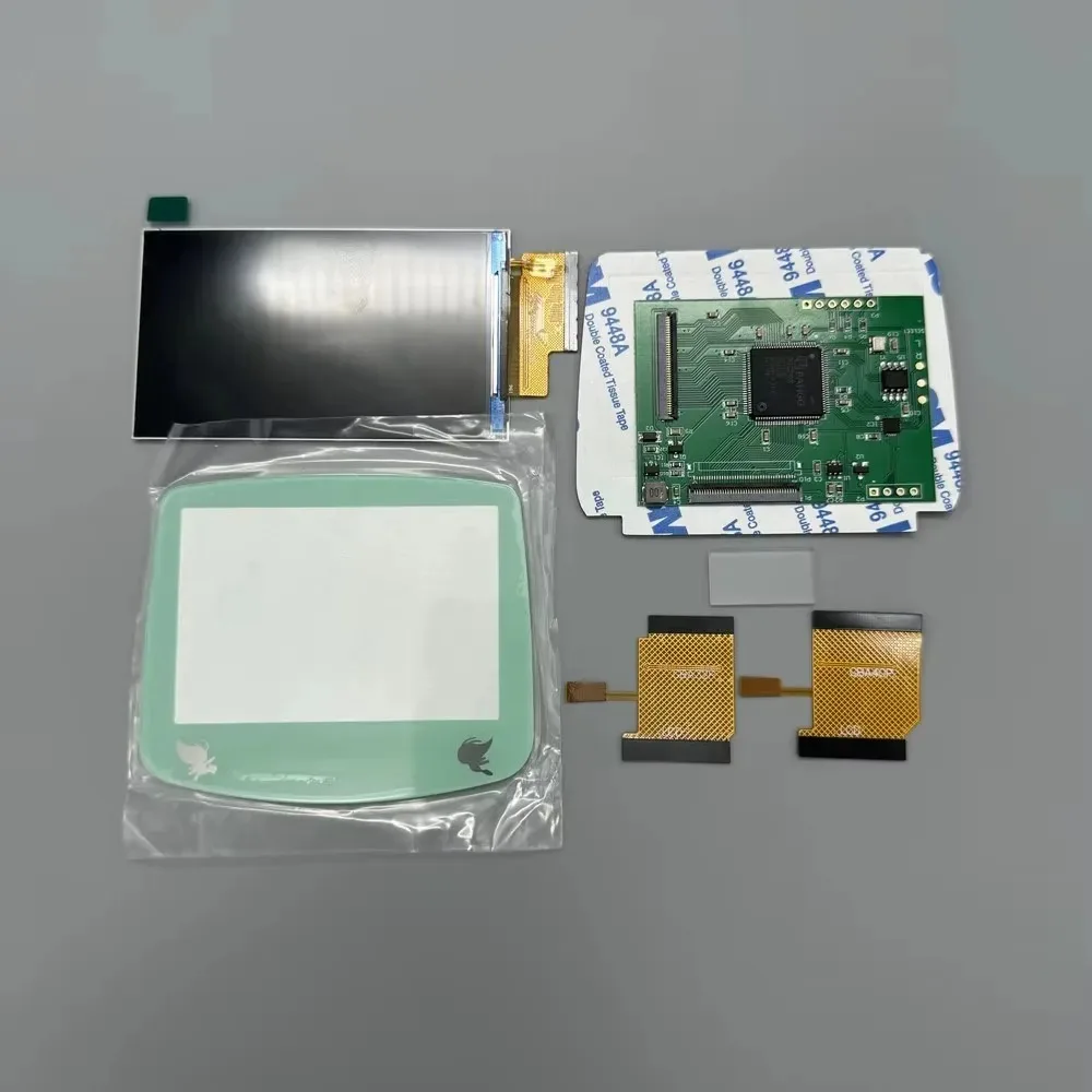 2,9 inch origineel formaat IPS LCD-scherm met hoge helderheid voor Gameboy Advance GBA, ondersteunt pixelmodusweergave, warmlichtschermen