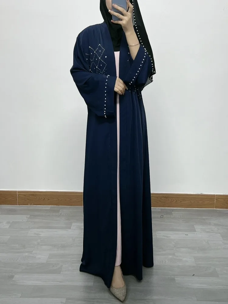 Cardigan Overcoat Muslim Fashion Abaya African Boubou Femme Dashiki Clothes Women Long Sleeve Ankara Dresses Girl Party Dress