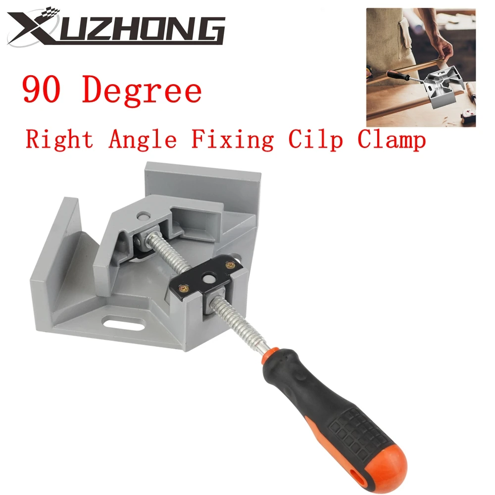 Adjustable Swing Jaw 90 degree Welding Corner Right Angle Fixing Clip Clamp For Furniture Woodworking Photo Frame Glass Clamp