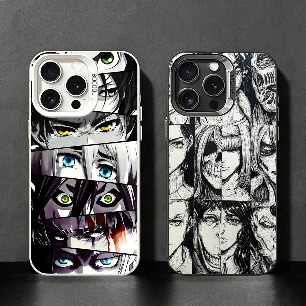 capa-de-telefone-attack-on-titan-para-iphone-17-16-15-14-13-12-11-pro-max-capa-luxuosa-em-tpu-prata-resistente-a-impactos-e-anti-risco
