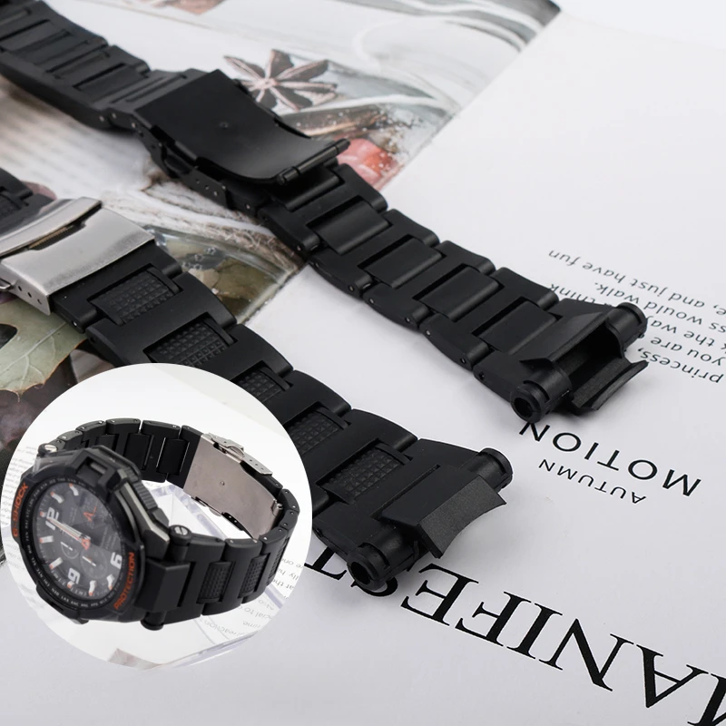 For G-shock Casio Lightweight Composite Plastic Steel Sports Air Fighter Ga1000/Gw4000 G1400/GW-A1100/Gw4000/Ga1100 Accessories