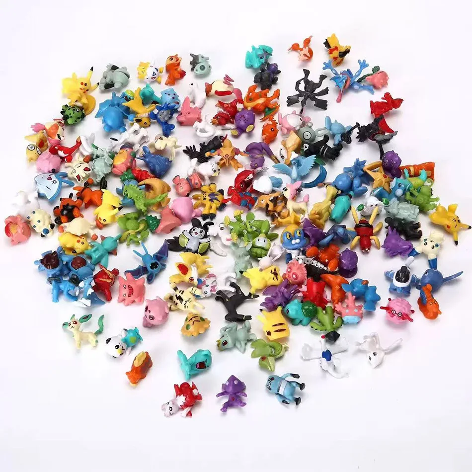 [Bestseller-Modell] 24-144 Stück Po-kemon Mini-Figuren Spielzeug 3-6cm Mini-Figurinen Modelle Desktop-Ornamente Trendige Anime-Kindergeschenke – Detail 4
