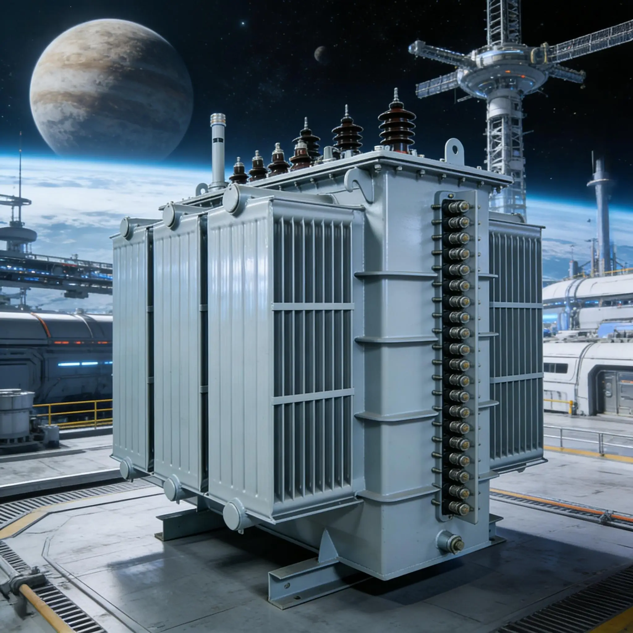 1000kVA 1500kVA Three Phase Oil Immersed Power Transformer 11kV 415V Distribution Low Noise Customized for Commercial Building