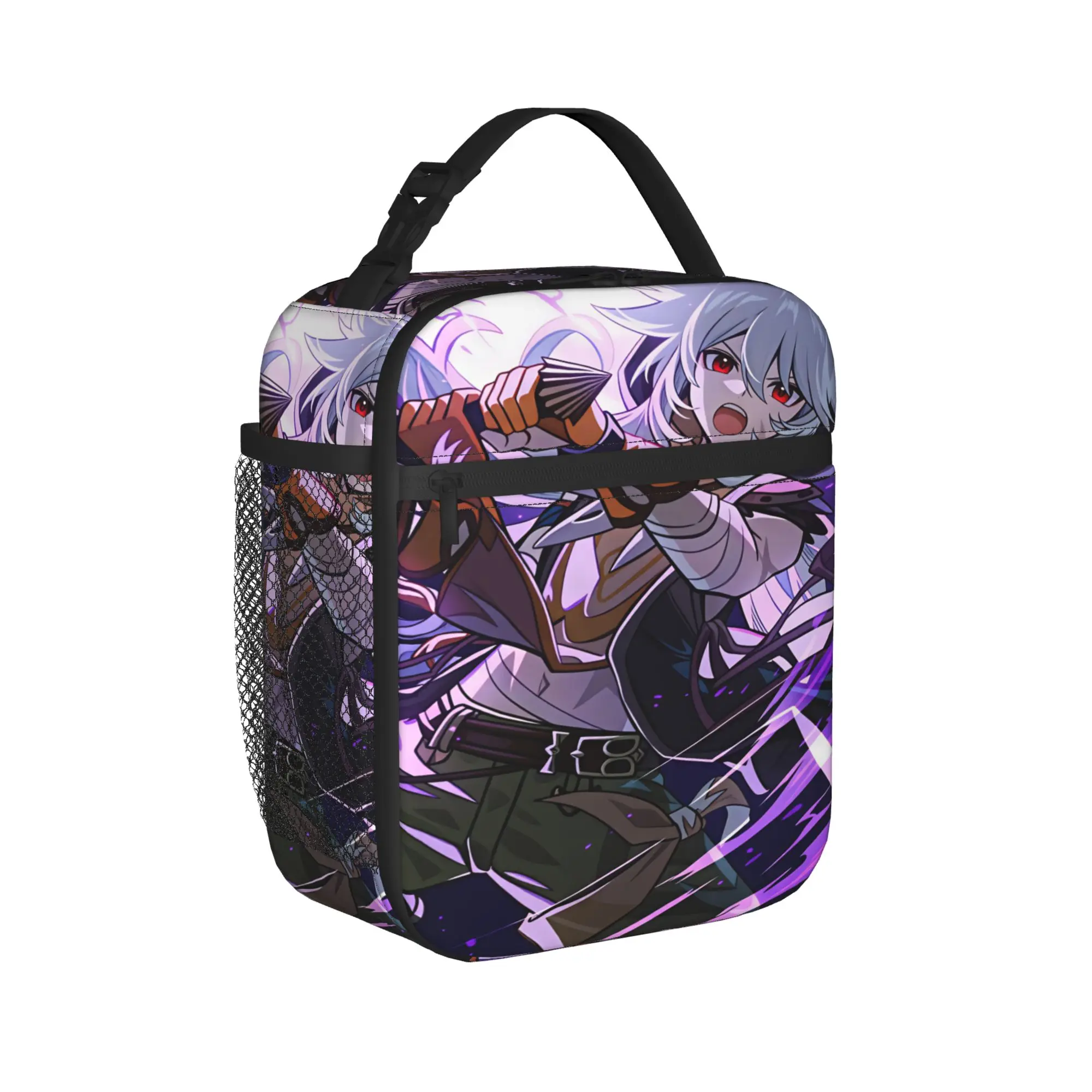 Genshin Impact Lunch Bag Game Character Office Lunch Box For Women  Thermal Tote Handbags Oxford Portable Insulated Cooler Bag