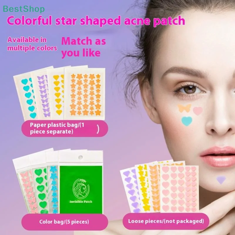 

♥♥♥180Pcs Mixed Butterfly Acne Patches,Gentle And Non-Irritating, Lightens Acne And Whiteheads,Improves Acne-Prone Skin