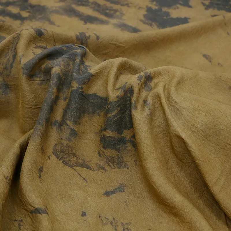 

Tie-dyeing meets a niche fabric with the of old tussah silk