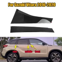 Embellecedor de puerta delantera y trasera, cubierta de guarnición exterior, accesorios para Suzuki Vitara, 2016, 2017, 2018, 2019, 2020
