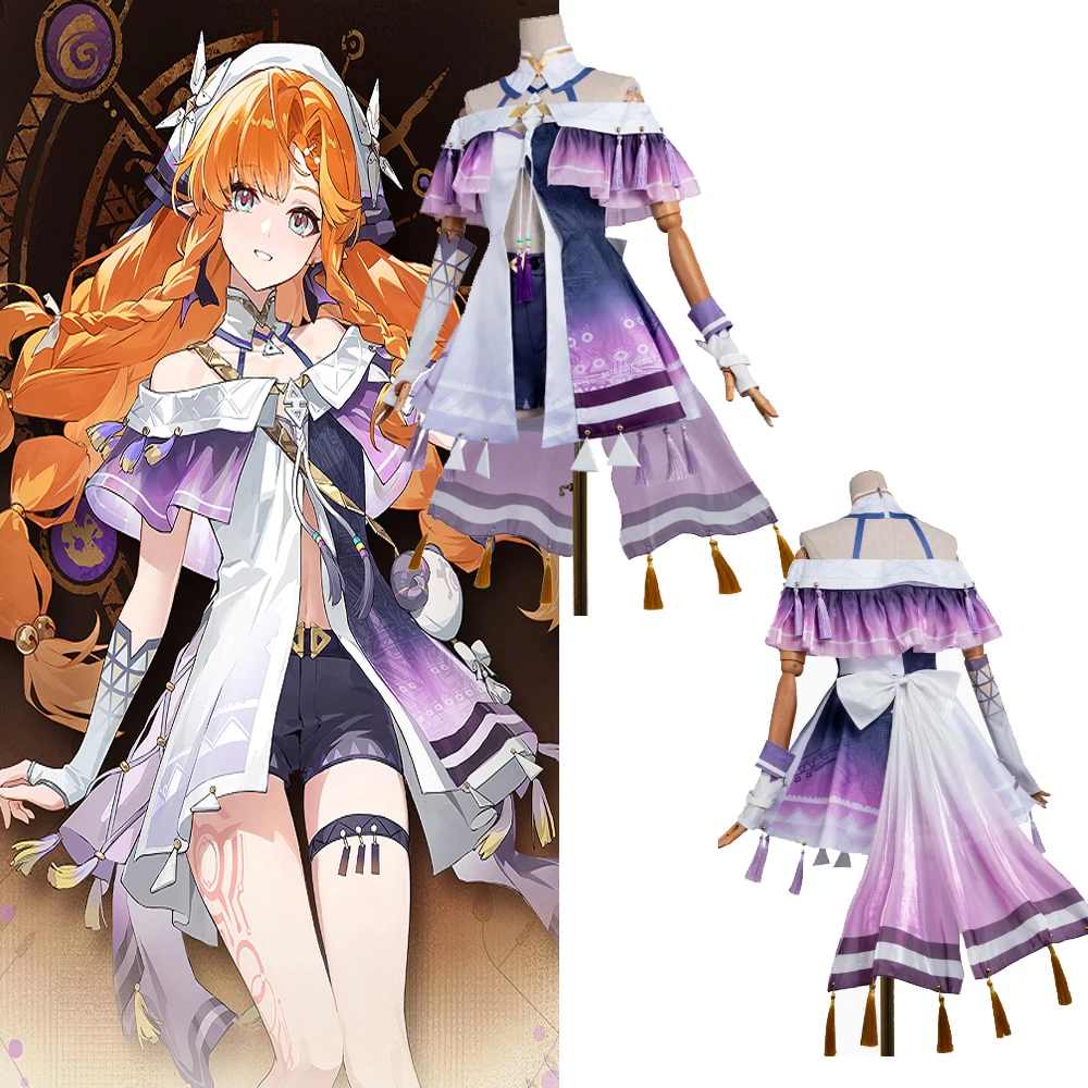 

Новый костюм для косплея Сигрики из игры Wuthering Waves (аниме-игра, ролевая игра) для женщин, костюм для выступлений на Хэллоуин и Рождество, танцевальный костюм Wuwa