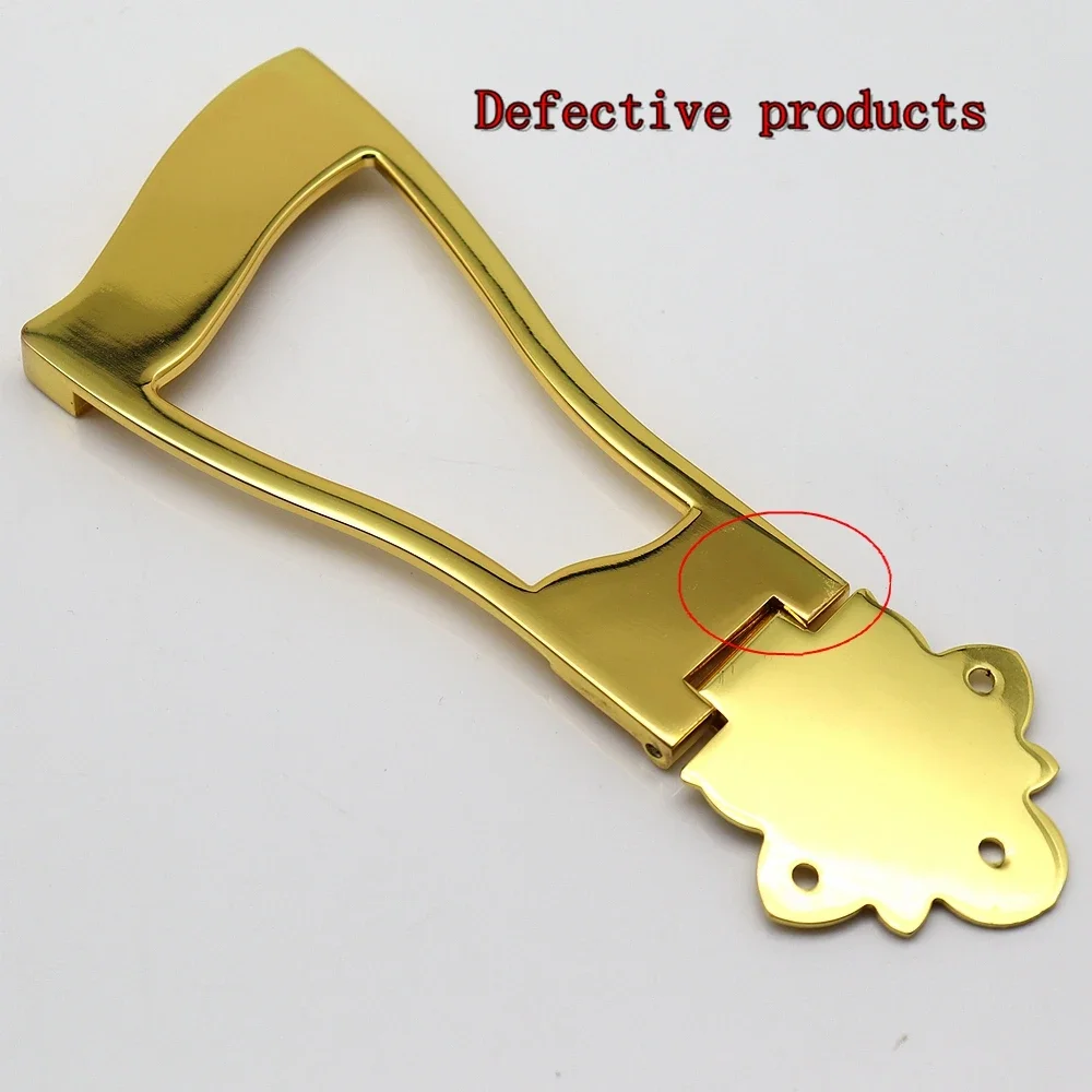 

1pcs Jazz Guitar Bridge String Bridge Lower Puller Half Hollow Bridge for Jazz Archtop Sliver