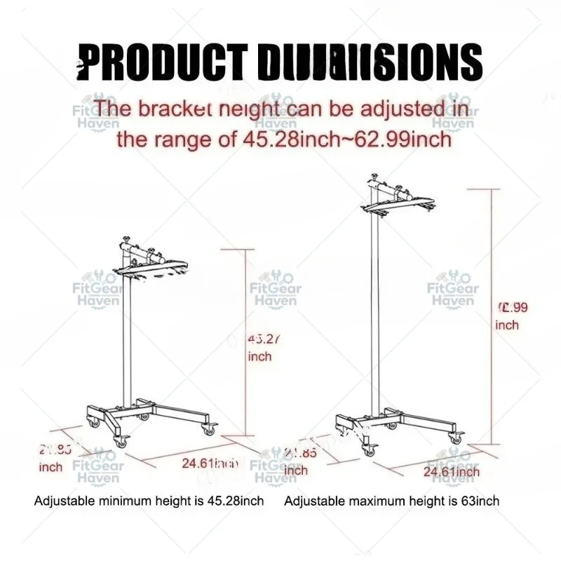 Suitable for Vertical Mobile Stand with Wheels   Support Horizontal Panels