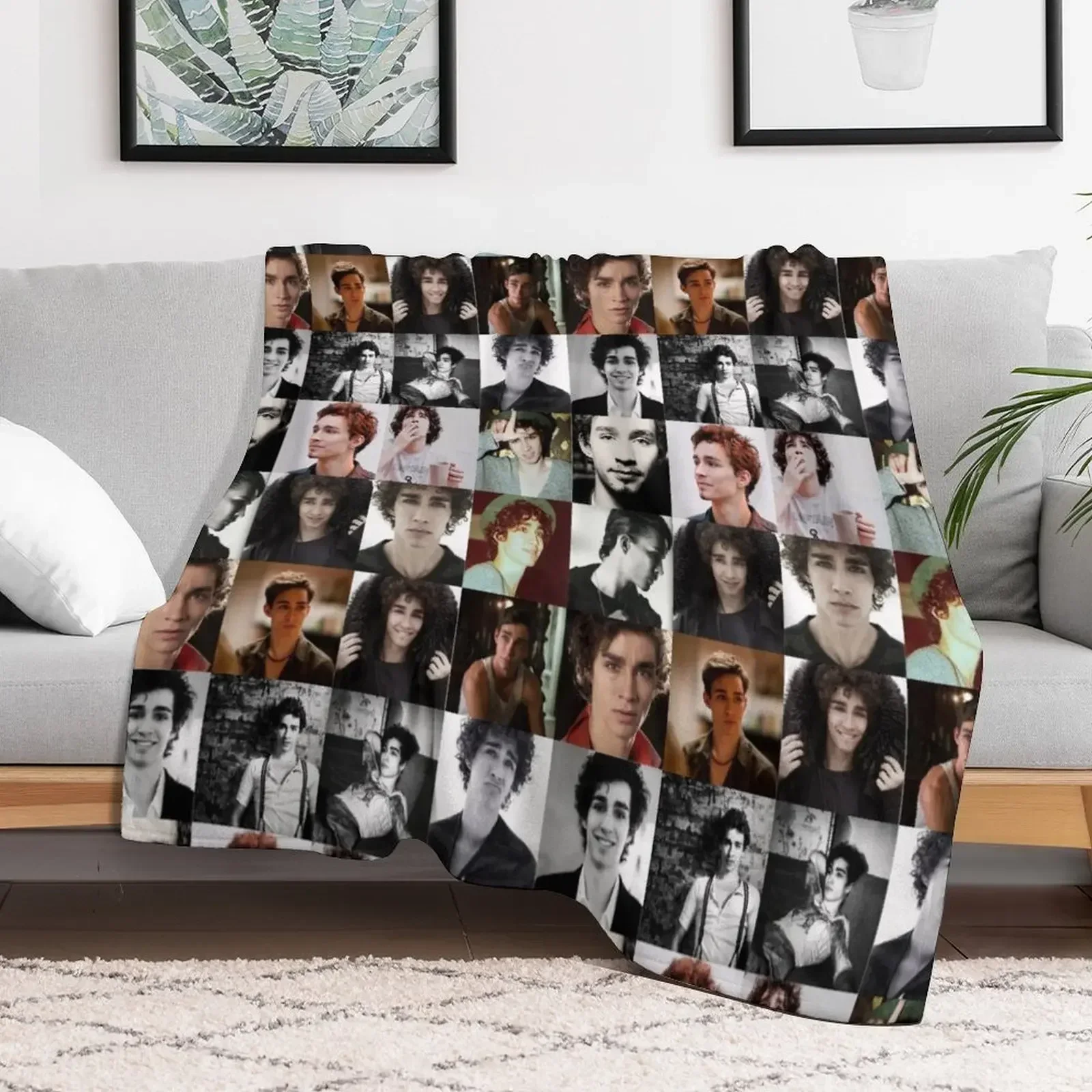 Robert Sheehan Throw Blanket Fashion Sofas Furrys Blankets