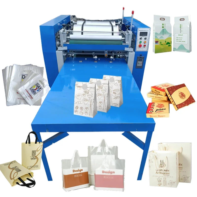 Cnc 4-6 Color Flexo Printing Machine Small Carton Box Printing Machine Jute Mylar Rice Printing Machine On Plastic Bags