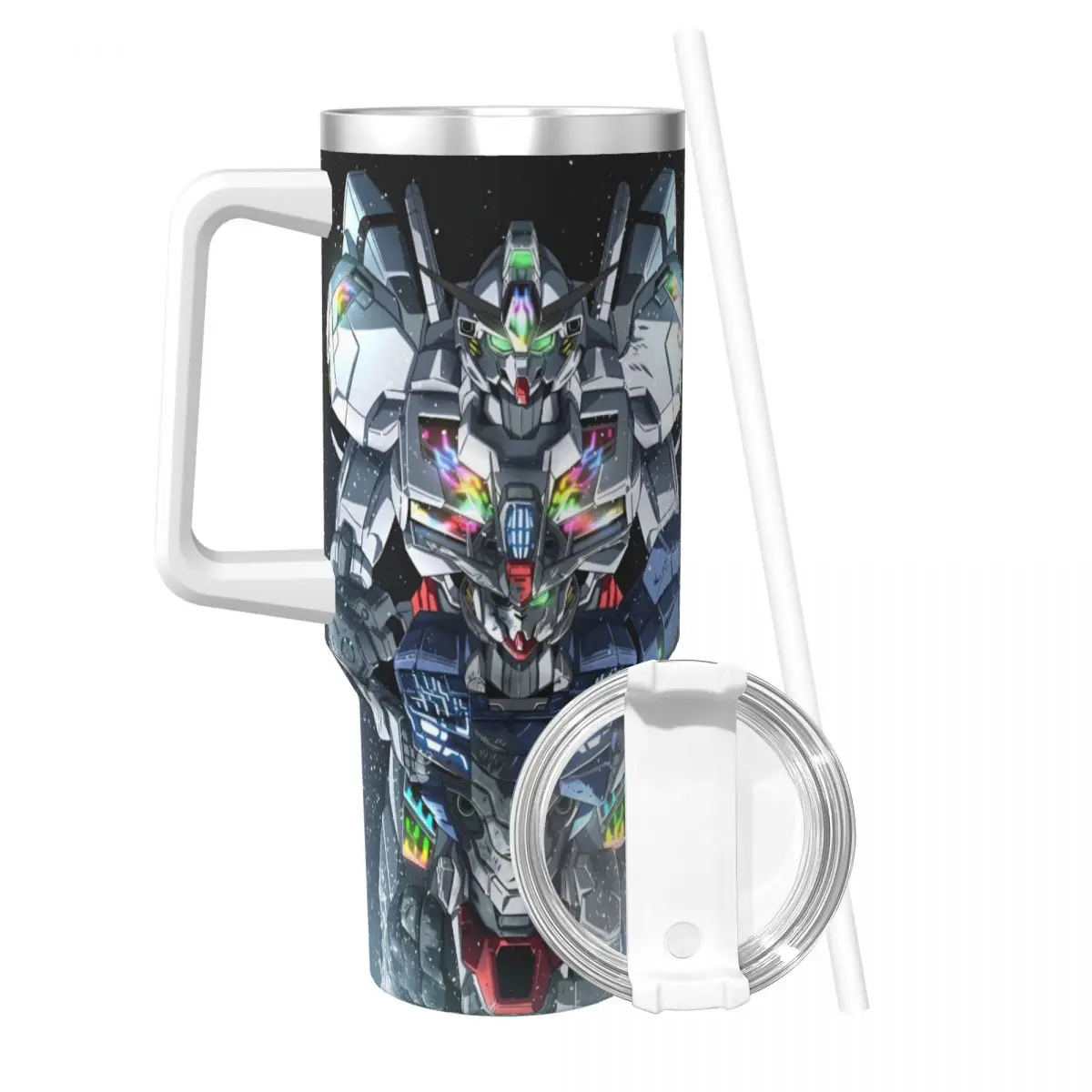 Gundam Tumbler Cold Drink Water Bottle Keep Heat Stainless Steel Coffee Mug Custom DIY Travelist Mugs Cup