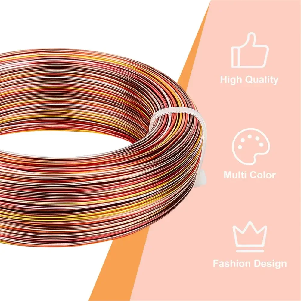 1mm Multicolor Bendable Aluminum Wire for Jewelry Making DIY Necklace Bracelet Handwork Beading Craft Wire about 93.6m