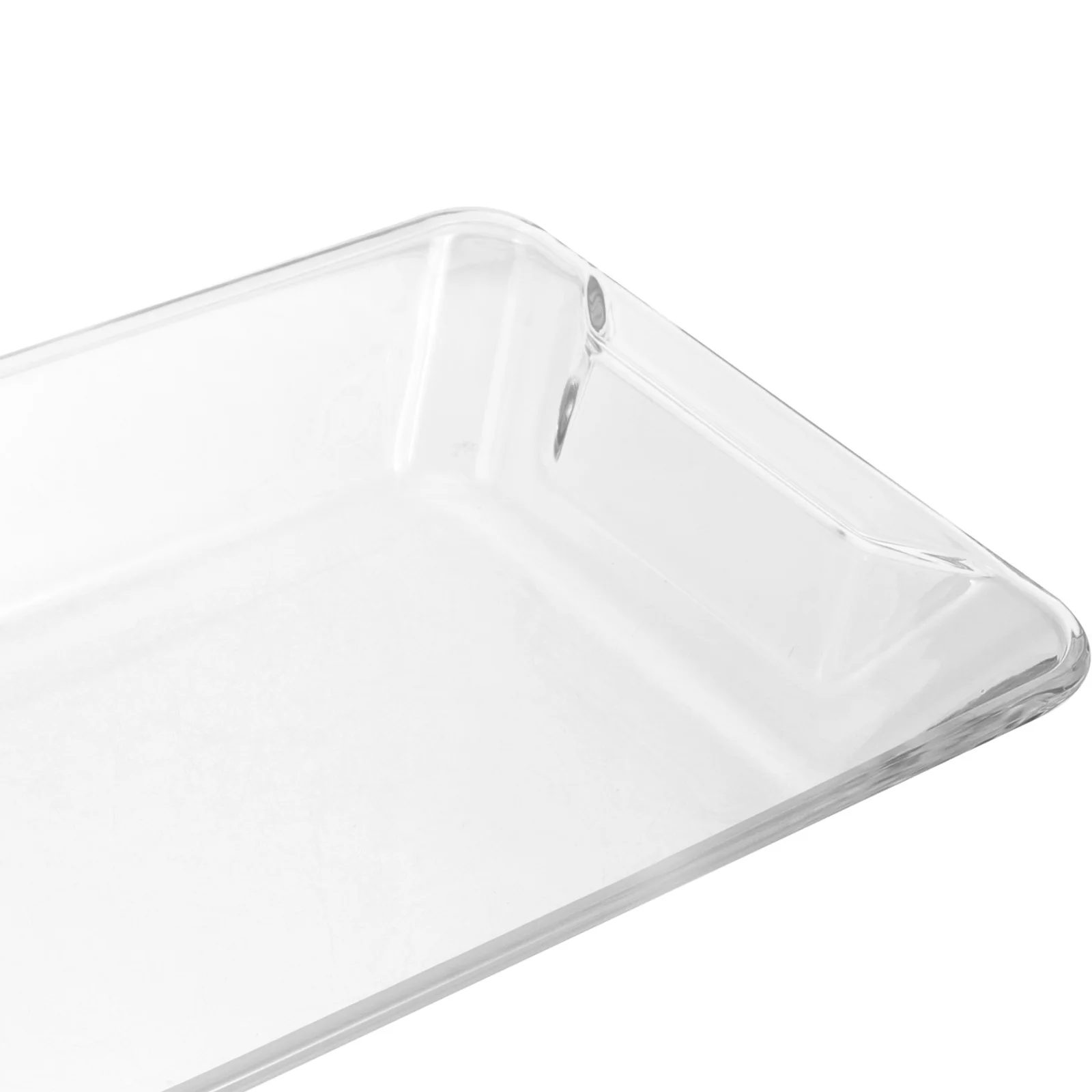 

Tempered Glass Fish Steamed Tray 1.6L Serving Platter Household Restaurant Food Dish Serving Platter Glass Plate