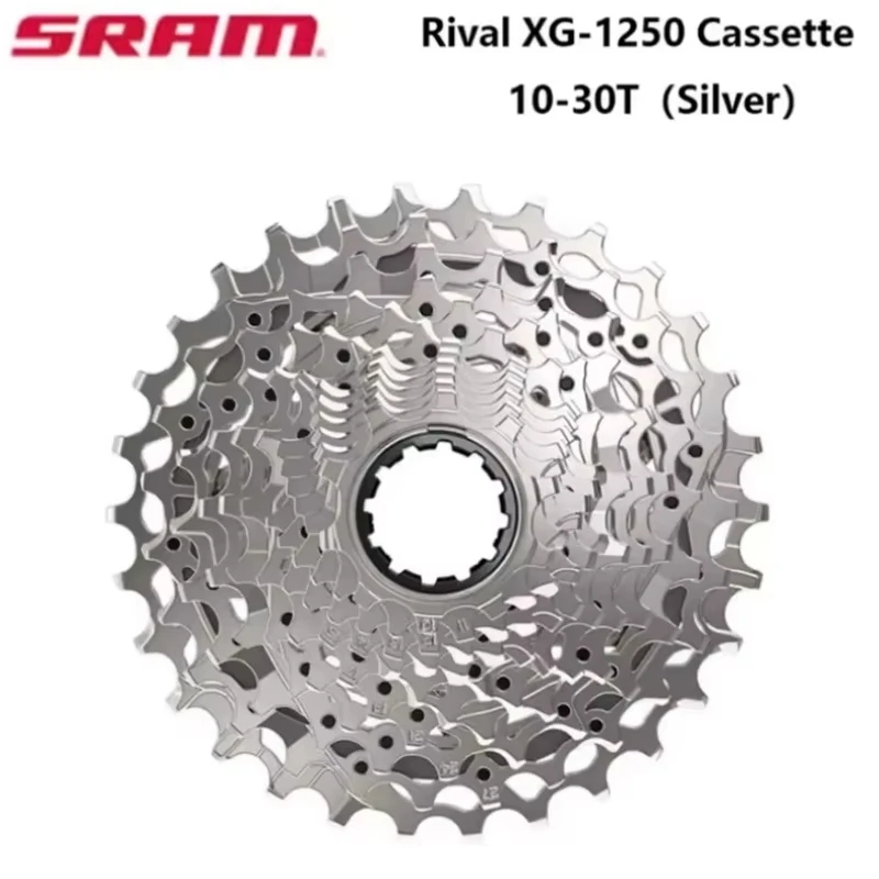 SRAM XG-1250 XDR スプロケット 10-36T（12S）RIVAL SRAM Rival 1250 Cassette XG 12S 10-36T Silver 1251 XPLR XG 10-44T