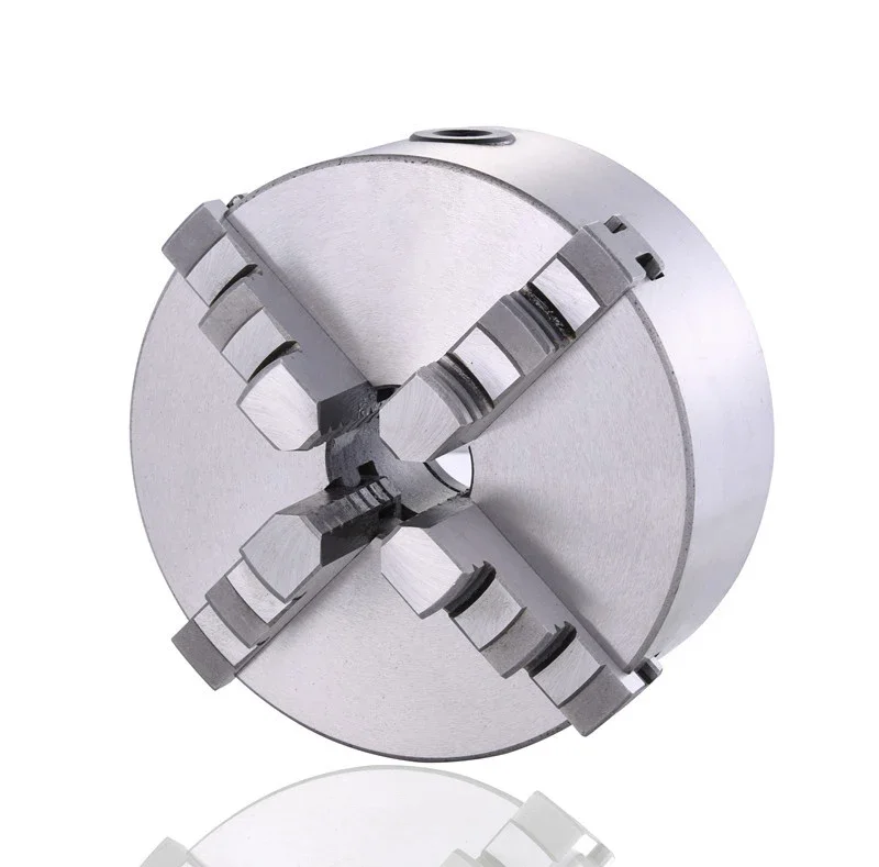 Economical four-jaw self-centering lathe four-jaw chuck