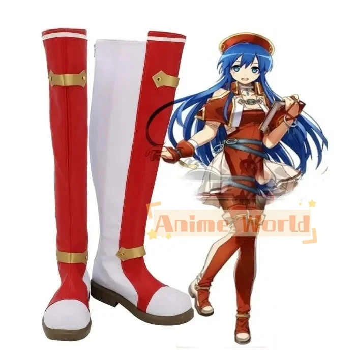 Fire Emblem Lilina Cosplay Shoes Boots Custom Made Halloween Carnival Party Props
