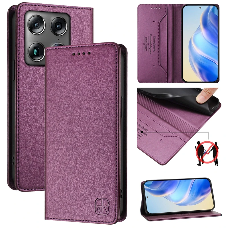 

Pop For Motorola Signature Cover Leather Magnetic Cover On For Motorola Signature 5G XT2603-2 Case Flip Stand Phone Case Funda