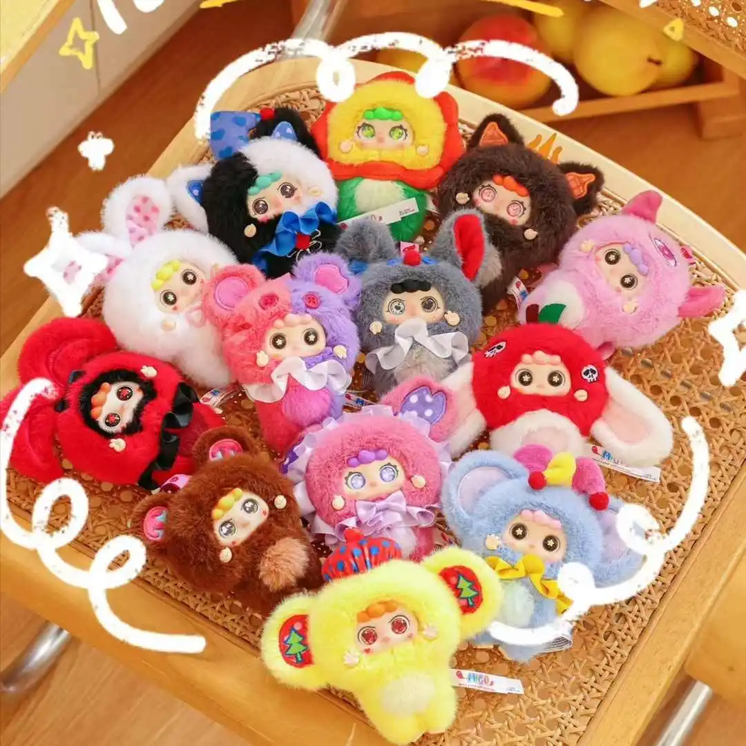 

В наличии Baby Three Migo Troublemaker Series Mystery Boxes Настольный орнамент День рождения Декоративный рюкзак Подвеска Игрушки Кукла Подарок