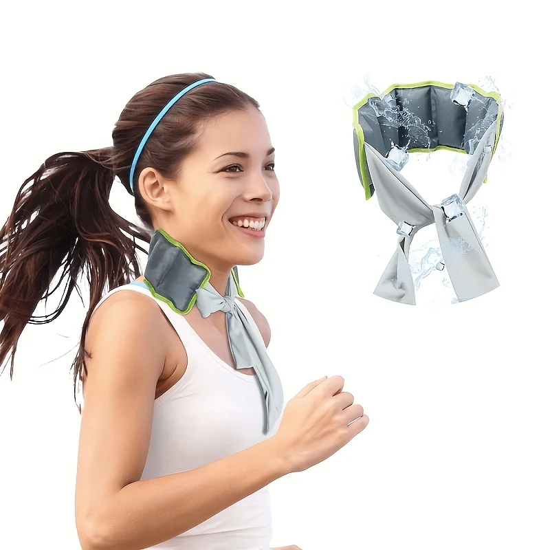 

Reusable Evaporative Cooling Neck Wrap,Water Activated Ice Neck Bandana for Heat Relief,Running,Cycling,Outdoor Working &Summer