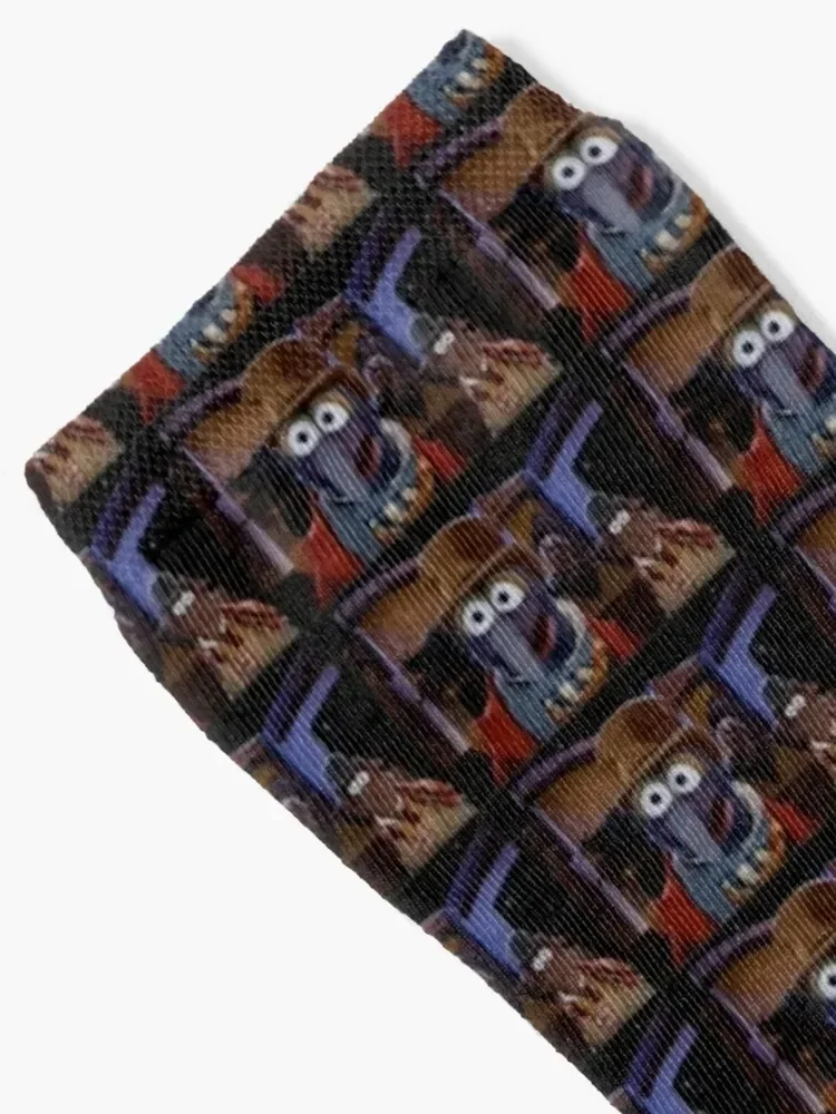 Gonzo and Rizzo Celebrate Christmas Socks Running golf Stockings compression Socks Woman Men's