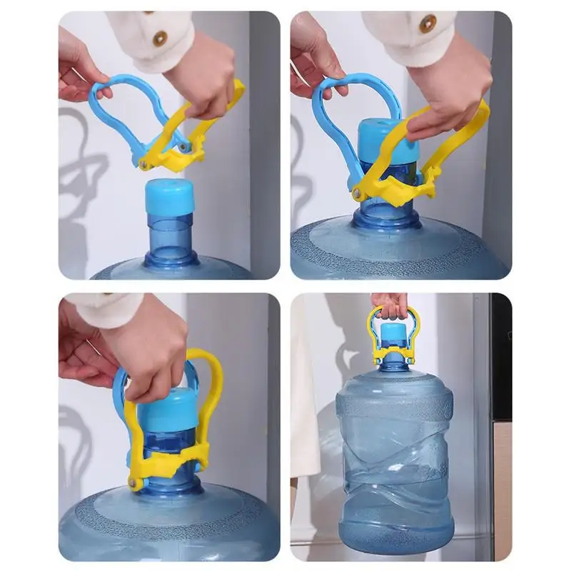 5 Gallon Water Bottle Handle Plastic Bottled Water Pail Bucket Carrier Gallon Lifting Handle Portable Bottle Carrier Lifter