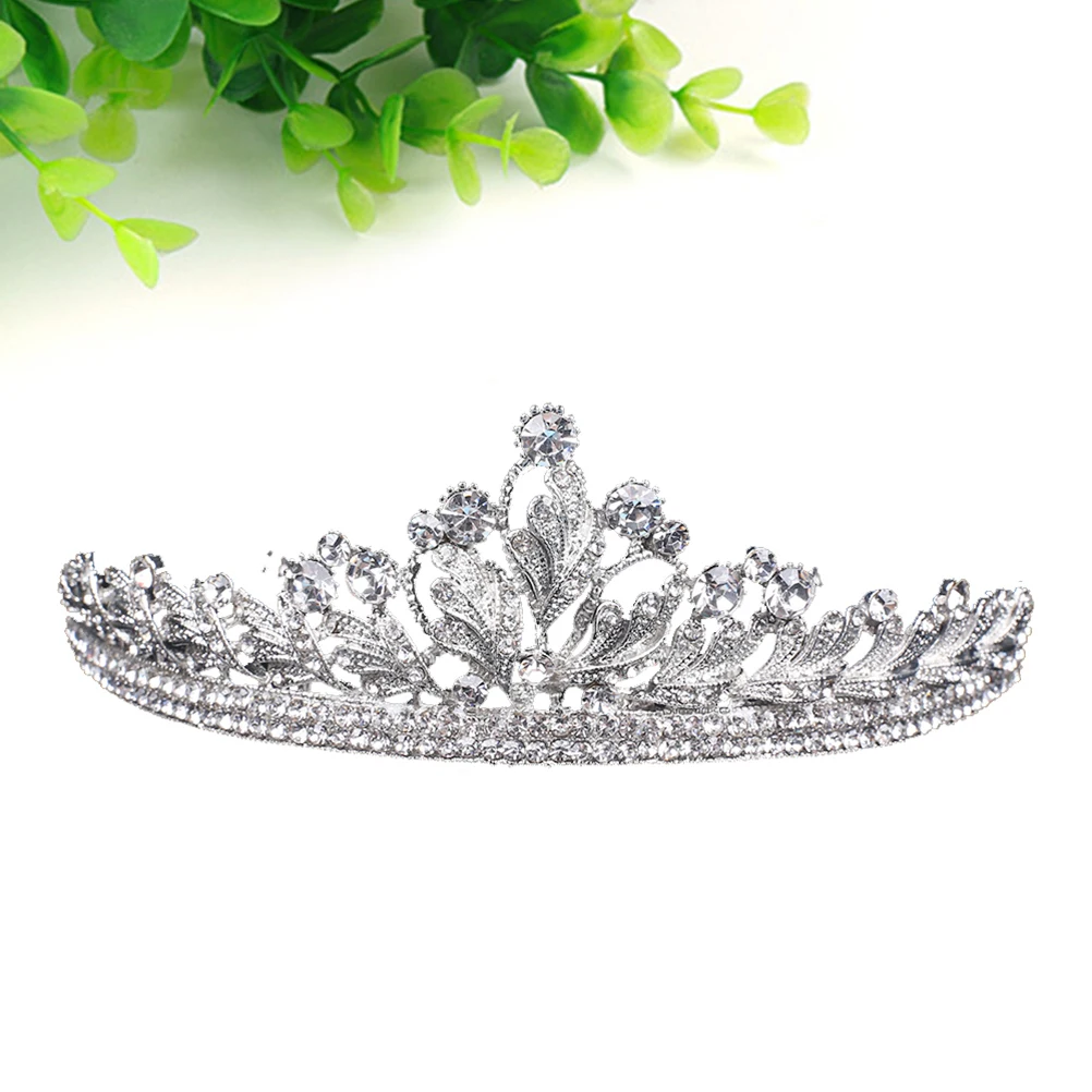

2018 Wedding Bride Headpieces for Crown Chain Headband European American Bridal