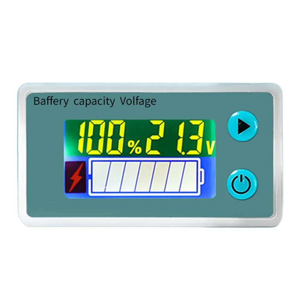 Accurate LCD Battery Power Display Voltmeter For Lithium Iron Lead-Acid Reliable Battery Level Indicator Test Meters Detectors