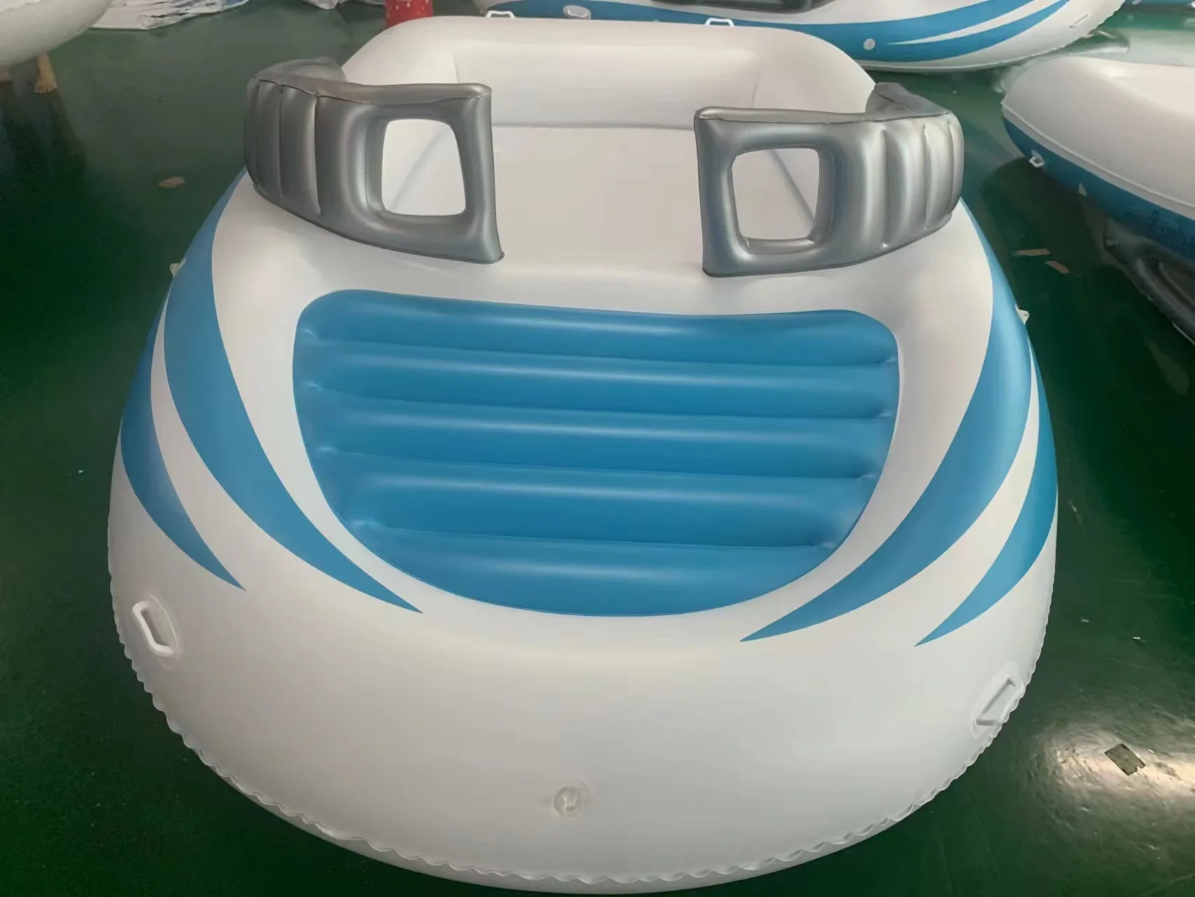 2023  New  huge inflatable product colored boat on an inflatable pool float for swimming pool/inflatable large toys float image 3
