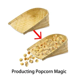 Empty Dustpan Producting Popcorn Stage Magic Tricks Gimmick Props  Illusion Magic Easy to do