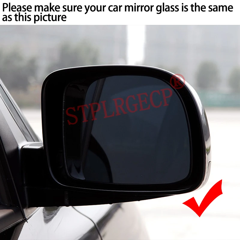 Car Auto Replacement Side Rearview Mirror Heating Glass Heated Mirror Lens Plate for Hyundai Santa Fe CM Pre-Facelift 2006-2009