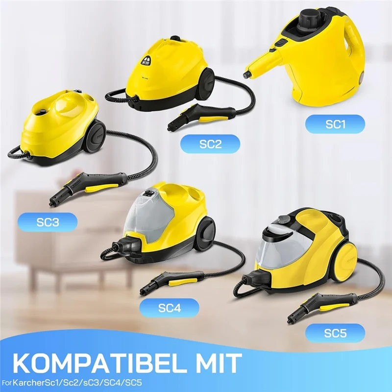 Parti di ricambio per pulitore a vapore Spazzola rotonda Spazzole per giunti Accessorio per ugello per raschietto per Karcher SC1 SC2 SC3 SC4 SC5 CTK10 CTK20