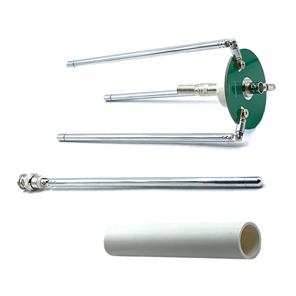 

Outdoor Use Telescopic Antenna BNC Q9 Antenna 65-375 MHz Frequency Adjustable Element Length Effective Resonance